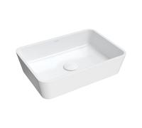 Omnires Parma M+ lavabo 50x35 cm rectangular sobre encimera blanco brillante PARMAUNBP
