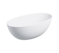 Omnires Shell M+ bañera exenta 148x75 cm oval blanco SHELL148WWBM