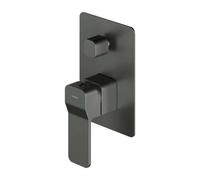 OMNIRES Slide - Grifo empotrado, para 2 dispositivos, con cuerpo, grafito cepillado SL7735GR