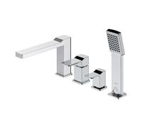 OMNIRES Slide - Grifo para el borde de bañera, 4 orificios, cromo SL7732CR