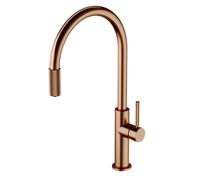 OMNIRES Switch - Grifo de fregadero con dispositivo de filtración, cobre cepillado SW9057-FD1CPB
