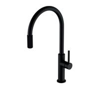 OMNIRES Switch - Grifo de fregadero con filtración, negro mate SW9057BL