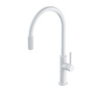 OMNIRES Switch - Grifo de fregadero con función de filtración, blanco mate SW9057WM