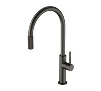 OMNIRES Switch - Grifo de fregadero con función de filtración, grafito cepillado SW9057GR