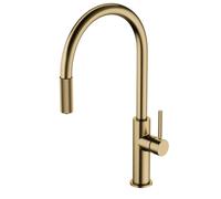 OMNIRES Switch - Mezclador de lavabo con extremo extraíble y función de filtro, bronce cepillado SW9059BR