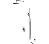 Omnires Sys conjunto de ducha empotrado con rociador con efecto lluvia cromo SYSY17CR