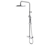 OMNIRES Y - Set de ducha con termostato, diámetro 25 cm, 5 chorros, cromado Y1244LUXLCR