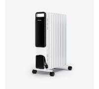 OmniWarm Radiador de aceite Eco de 2500 W con 11 elementos y pantalla digital - Blanco