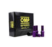 Omp Juego de 20 Tornillos de Acero M14x1.25 Color Morado DIN 10.9