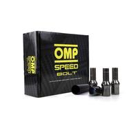 Omp Juego de 20 Tornillos de Rueda de Acero Gris M12x1.25