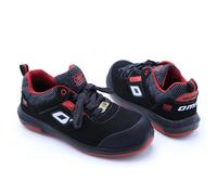 OMP Meccanica Zapatillas de Seguridad S3 SRC ESD Pro Urban Talla 46 Negro Rojo
