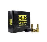 Omp OMPS09951409 Juego 20 Tornillos Rueda Acero Color Amarillo M14x1.25 Largo 27 mm Llave 17-19 DIN 10.9