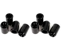 OMP Speed Juego de 4 Tuercas Estrella M12X1.25 Conico Largo 36mm Llave 17/19 Color Negro DIN 10.9 (Paquete de 2)