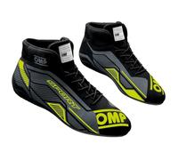 Omp Zapatillas Sport FIA 8856-2018 Negro/Amarillo fluo Talla 42
