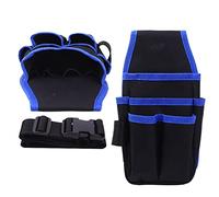 Omquot - Bolsa de herramientas para electricista, kit de tamaño duradero para reparación profesional, azul, tela Oxford resistente a los desgarros, 10,2 x 5,1 pulgadas