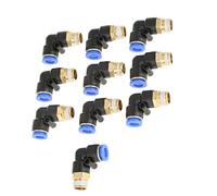 Omquot Conector neumático rápido de alta presión giratorio 360 grados para conexión de tubería 8 mm X G1/4 Set