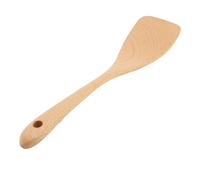 Omquot Espátula de Madera de Abedul, Espátula de Cocina Duradera a Prueba de Calor para Sartenes Antiadherentes, Utensilio de Cocina para Agitar, Mezclar, Voltear para Cocineros Caseros, 13,19x3,15
