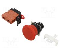 OMRON A22E-M-01 Interruptor de emergencia rojo NC