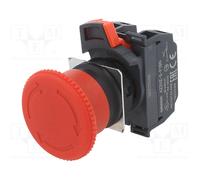 OMRON A22NE-M-P202-N Interruptor de emergencia rojo 22mm