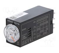 OMRON H3YN-21B-200-230AC Relé de tiempo DPDT 200-230VAC
