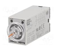 OMRON H3YN Relé de tiempo 24VDC 4PDT