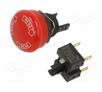 OMRON Interruptor de Emergencia A165E-S-02 con 2 NC