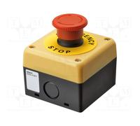 OMRON Interruptor de emergencia A22NE rojo NC x2