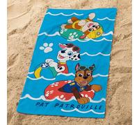 OMYDREAM Pat Patrouille Water - Toalla de Playa Infantil (100% algodón), diseño de niños (Oeko-Tex | 70 x 120 cm), Color Azul