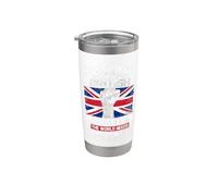 On The Eighth Day God Created The British Pride Heroes Vaso térmico de acero inoxidable de doble pared
