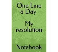 One Line a Day - My resolution