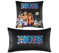 One Piece Fundas Decorativas - Set 2 Cojines Decoración 50 x 30cm and 35 x 35cm