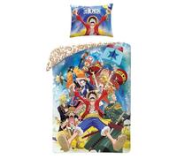 One Piece Héroes vs Tripulación Funda Nórdica Cama 90 140x200 + Funda