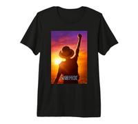 One Piece Luffy Sunset Poster Camiseta Premium