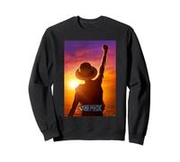 One Piece Luffy Sunset Poster Sudadera