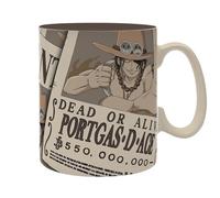 ABYstyle Taza One Piece Wanted Ace 460 ml Caja de cartón
