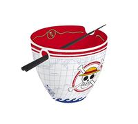 Abysse Corp. Cuenco de ramen con palillos ONE PIECE Monkey D. Luffy