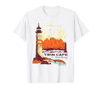 One Piece Twin Cape Reverse Mountain Poster Camiseta