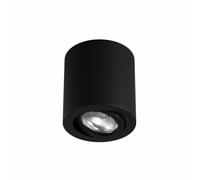 One Surface Empotrable GU10 50mm - Foco LED negro mate IP20, giro 360° e inclinación 45°, para uso interior - Beneito & Faure