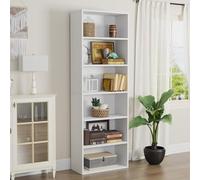 oneinmil Estantería y estantería con 6 estantes, estantería Alta de pie, Estante de Almacenamiento Abierto, Muebles Decorativos para el hogar, Adecuado para oficinas en casa, Salas de Estar y