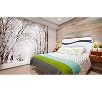 ONEK-DECCO Cabecero de Cama tapizado en Polipiel Mod. Nebraska 2, Acolchado de Espuma de niño, Juvenil y Matrimonio, (Altura 70 cm) (Blanco-Gris, 105x70)