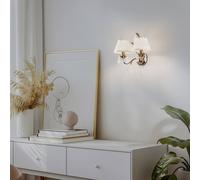 ONLI Aplique de pared Karen 2 luces bronce
