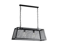 Onli Oscar - Lámpara colgante E27, color negro, 78 x 30 x 120 cm