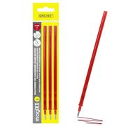 Online 3 minas de repuesto borrables compatibles con bolígrafos de gel Legami magiXX L I Rojo 0,7 mm grosor de trazo I Recambio para bolígrafos de gel borrables I Recarga para bolígrafo de gel con
