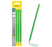 Online 3 minas de repuesto borrables compatibles con bolígrafos de gel Legami magiXX L I Verde 0,7 mm grosor de trazo I Recambio para bolígrafos de gel borrables I Recarga para bolígrafo de gel con