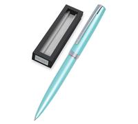 Online Bolígrafo 34643 – metal, turquesa satinado, mina grande intercambiable, tinta negra