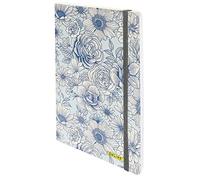 Online Bullet Journal 18022 - Cuaderno A5 con banda de goma, 120 g/m², papel FSC, 144 páginas interiores de lunares con tapa blanda, diario para notas, bocetos, cartelería