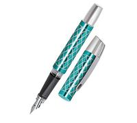 Online Pluma estilográfica Campus Diamond Turquesa, pluma de tinta para diestros, mango ergonómico, plumín de iridio medio de alta calidad, cartuchos de tinta estándar