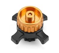 Onlyfire Adaptador de cartucho de Gas para Conexión de Cartucho Campingaz Easy-Click/CV, Convertir Adaptador de Cierre de Bayoneta a Conexión Roscada de 7/16", Dorado