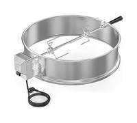 onlyfire BRK-6025 Set de asador Ring para Barbacoa para 57 cm carbón Vegetal Barbacoa, Weber y Muchos Otros Modelos, Asador, Tenedor, Motor de Parrilla (Acero Inoxidable)