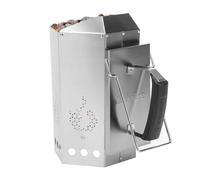 onlyfire Chimenea de Encendido de Acero Inoxidable, Arrancador de Chimenea para Barbacoa con Termoaislante y Asas Metálicas, Encendedor Rápido para Barbacoas y Parrillas de Carbón